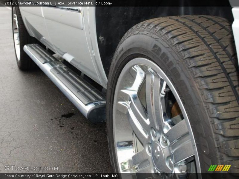 Silver Ice Metallic / Ebony 2012 Chevrolet Suburban LTZ 4x4