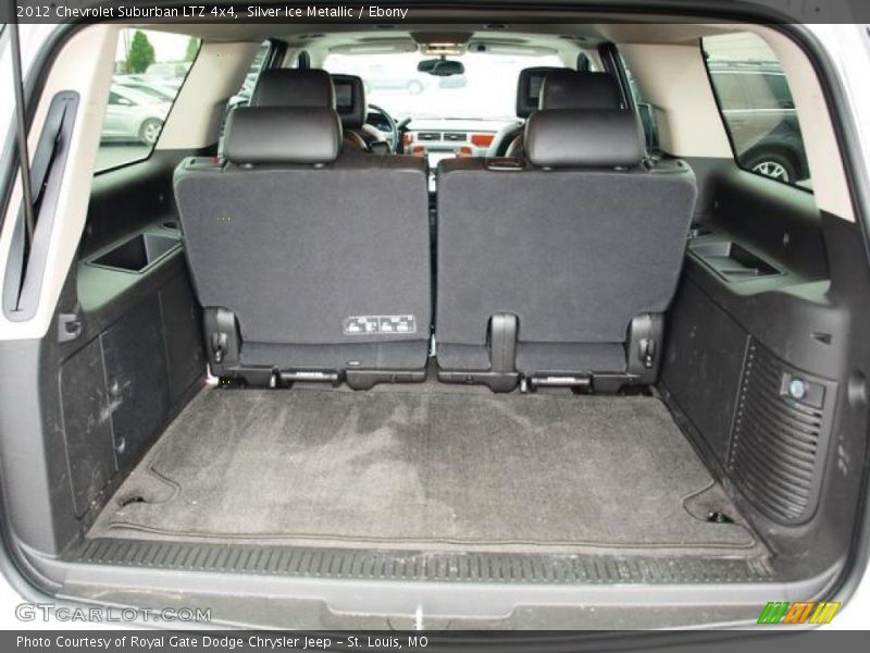 Silver Ice Metallic / Ebony 2012 Chevrolet Suburban LTZ 4x4