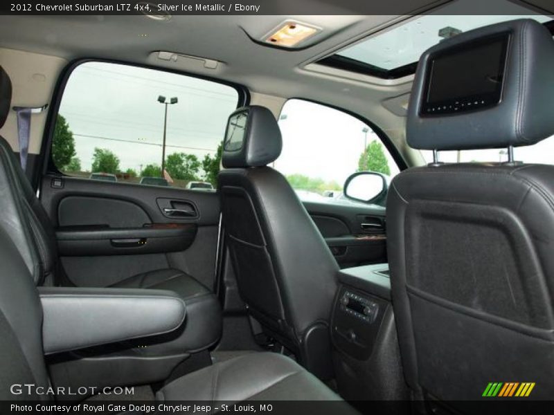 Silver Ice Metallic / Ebony 2012 Chevrolet Suburban LTZ 4x4