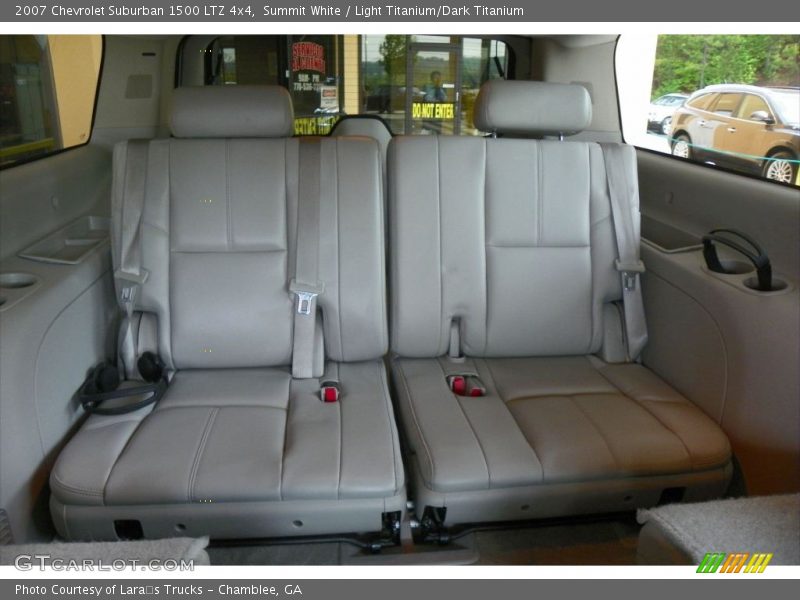 Summit White / Light Titanium/Dark Titanium 2007 Chevrolet Suburban 1500 LTZ 4x4