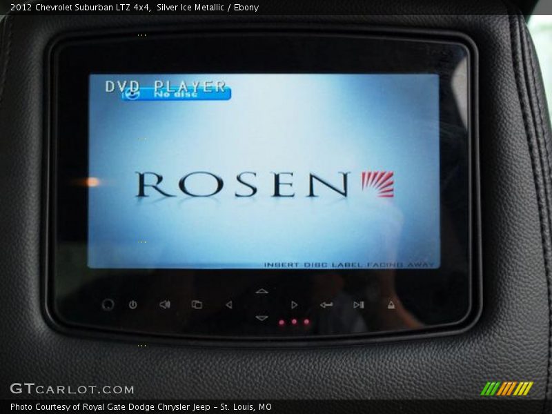 Silver Ice Metallic / Ebony 2012 Chevrolet Suburban LTZ 4x4