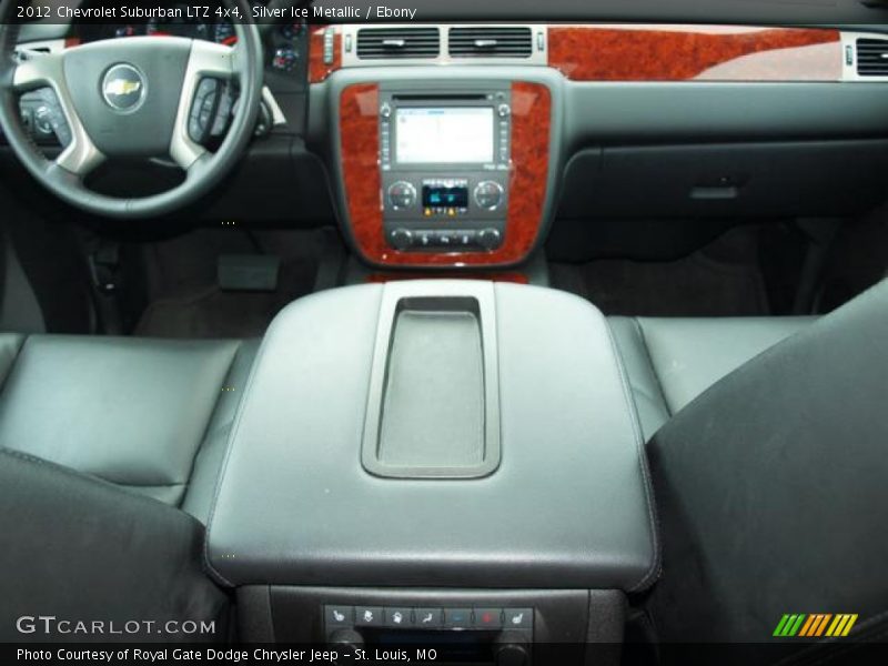 Silver Ice Metallic / Ebony 2012 Chevrolet Suburban LTZ 4x4