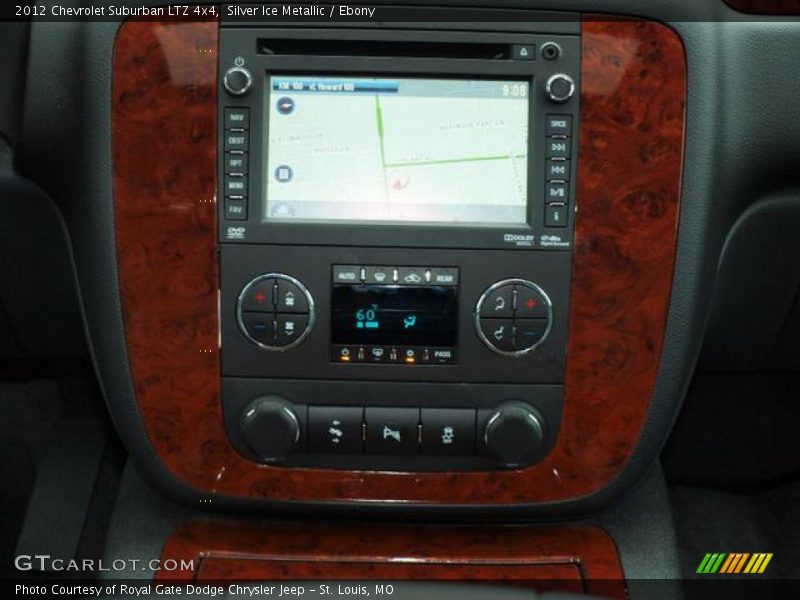 Silver Ice Metallic / Ebony 2012 Chevrolet Suburban LTZ 4x4