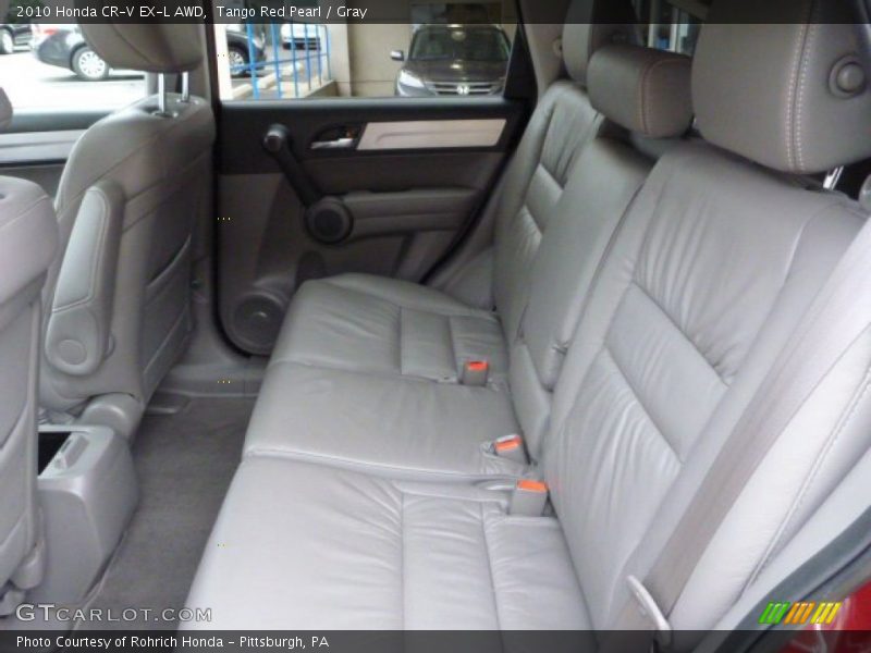 Tango Red Pearl / Gray 2010 Honda CR-V EX-L AWD