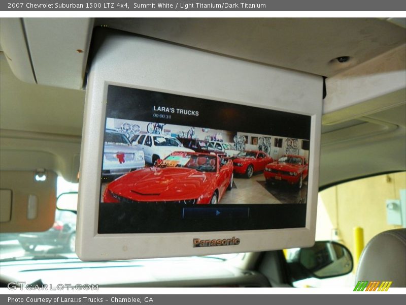 Summit White / Light Titanium/Dark Titanium 2007 Chevrolet Suburban 1500 LTZ 4x4