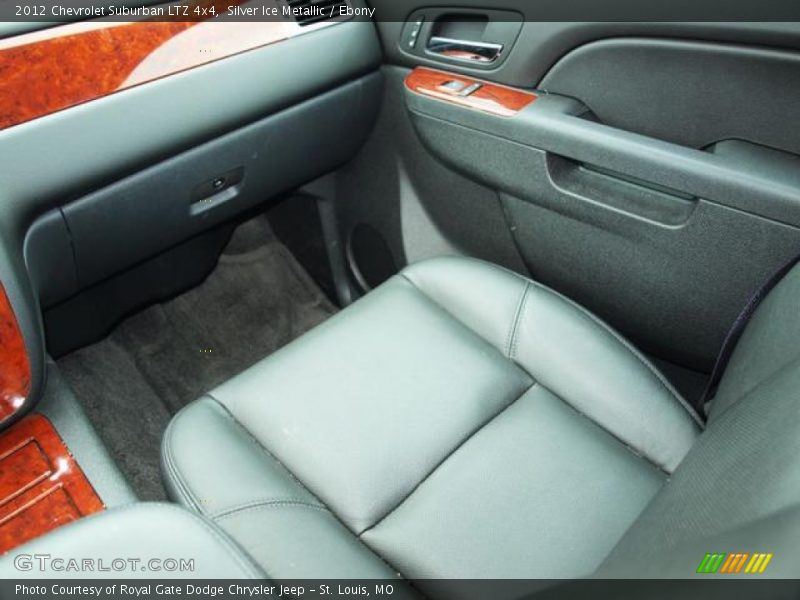Silver Ice Metallic / Ebony 2012 Chevrolet Suburban LTZ 4x4