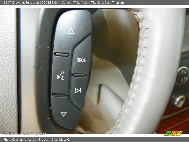 Summit White / Light Titanium/Dark Titanium 2007 Chevrolet Suburban 1500 LTZ 4x4