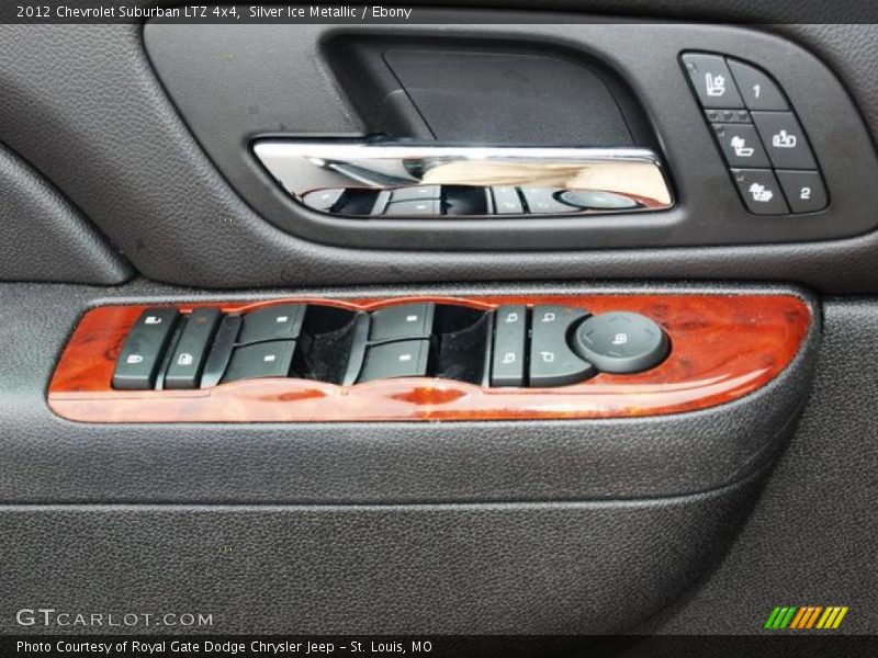 Silver Ice Metallic / Ebony 2012 Chevrolet Suburban LTZ 4x4