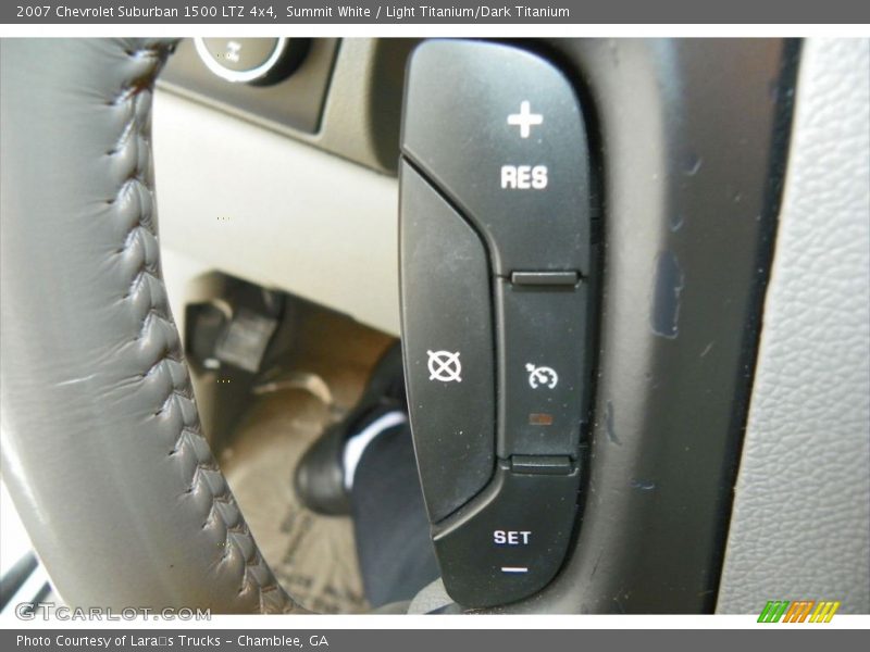 Summit White / Light Titanium/Dark Titanium 2007 Chevrolet Suburban 1500 LTZ 4x4