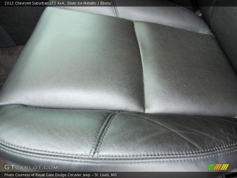 Silver Ice Metallic / Ebony 2012 Chevrolet Suburban LTZ 4x4
