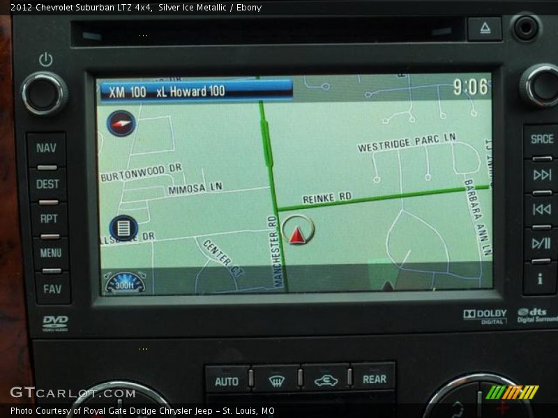 Silver Ice Metallic / Ebony 2012 Chevrolet Suburban LTZ 4x4