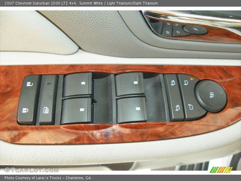 Summit White / Light Titanium/Dark Titanium 2007 Chevrolet Suburban 1500 LTZ 4x4