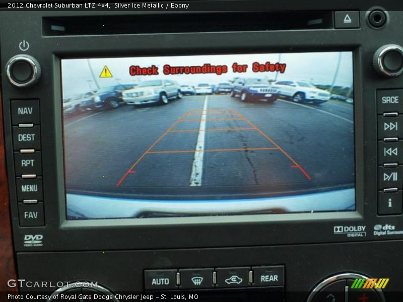 Silver Ice Metallic / Ebony 2012 Chevrolet Suburban LTZ 4x4