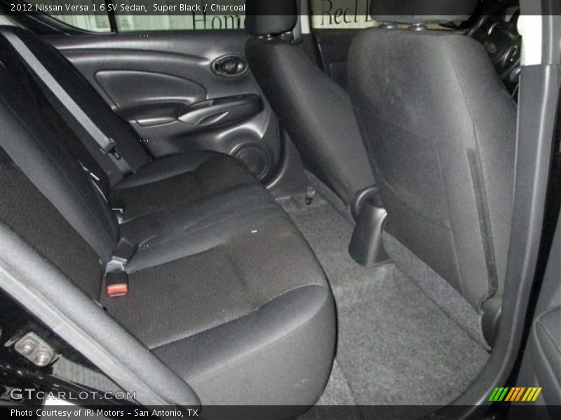 Super Black / Charcoal 2012 Nissan Versa 1.6 SV Sedan