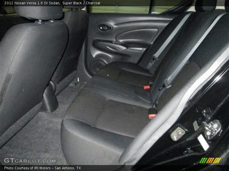 Super Black / Charcoal 2012 Nissan Versa 1.6 SV Sedan