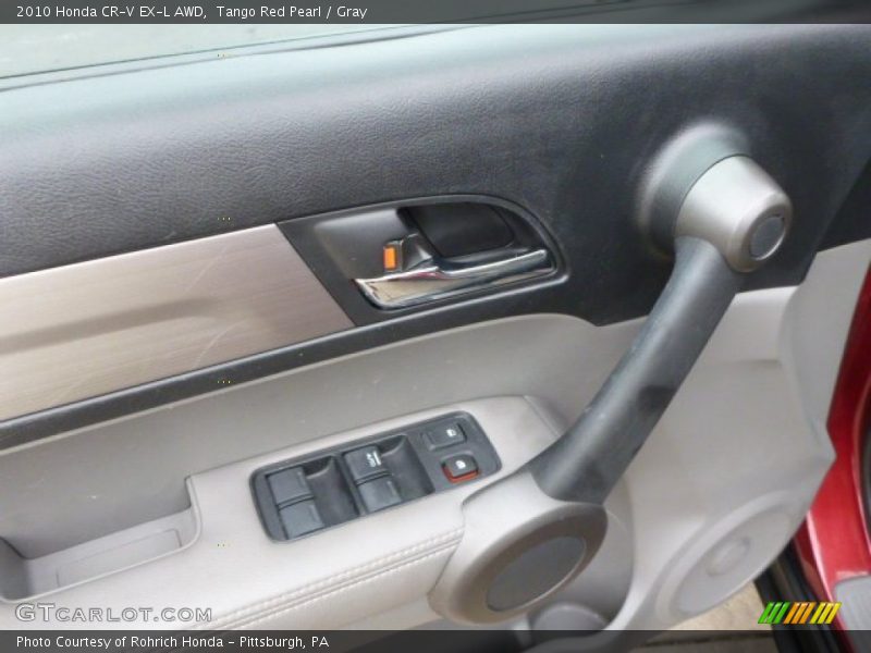 Tango Red Pearl / Gray 2010 Honda CR-V EX-L AWD