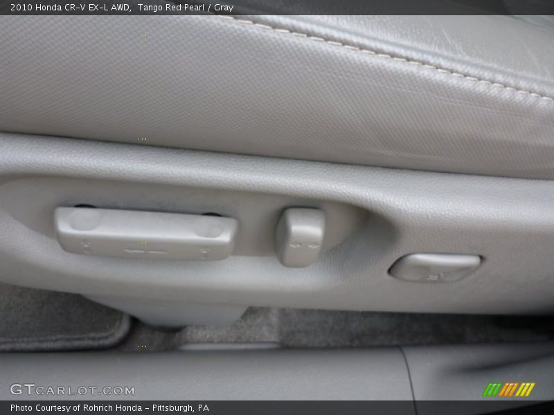 Tango Red Pearl / Gray 2010 Honda CR-V EX-L AWD