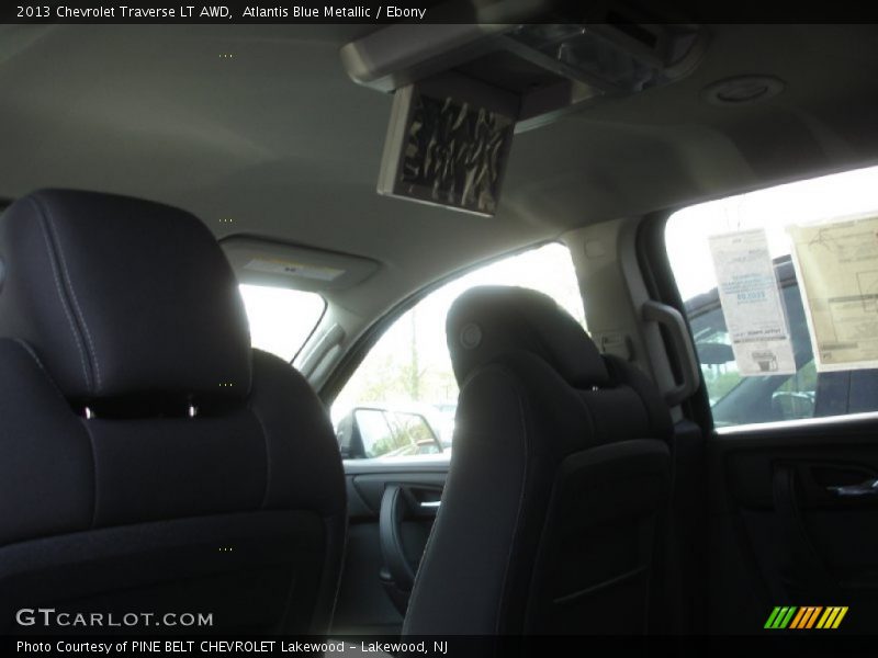 Atlantis Blue Metallic / Ebony 2013 Chevrolet Traverse LT AWD