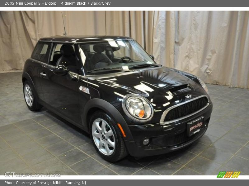 Midnight Black / Black/Grey 2009 Mini Cooper S Hardtop