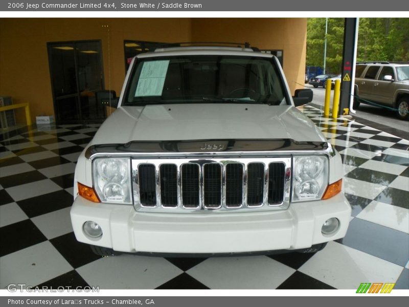 Stone White / Saddle Brown 2006 Jeep Commander Limited 4x4