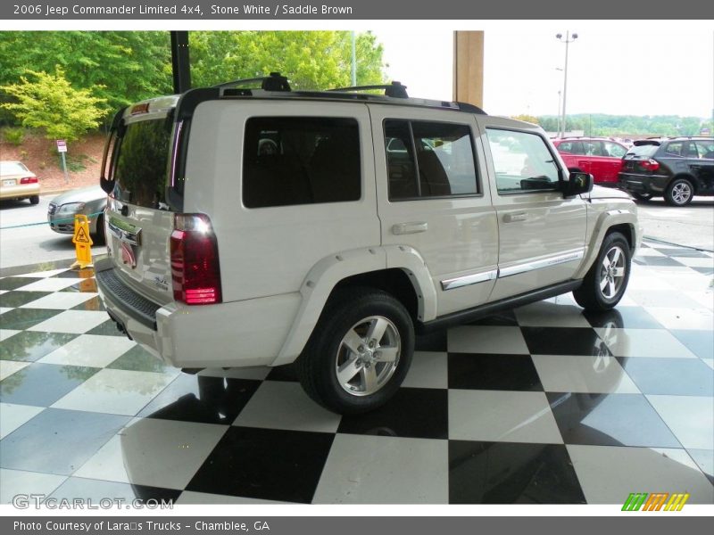 Stone White / Saddle Brown 2006 Jeep Commander Limited 4x4
