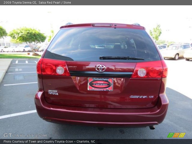 Salsa Red Pearl / Stone 2009 Toyota Sienna CE