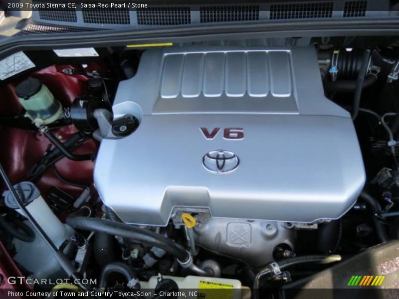 Salsa Red Pearl / Stone 2009 Toyota Sienna CE