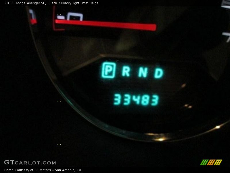 Black / Black/Light Frost Beige 2012 Dodge Avenger SE