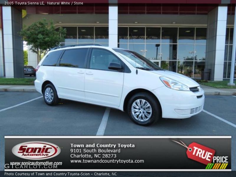 Natural White / Stone 2005 Toyota Sienna LE