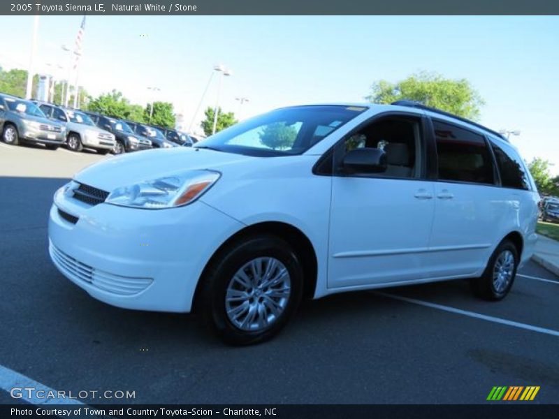 Natural White / Stone 2005 Toyota Sienna LE