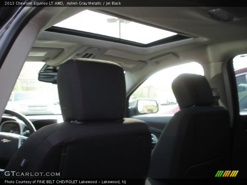 Ashen Gray Metallic / Jet Black 2013 Chevrolet Equinox LT AWD