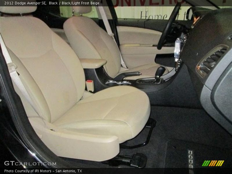 Black / Black/Light Frost Beige 2012 Dodge Avenger SE