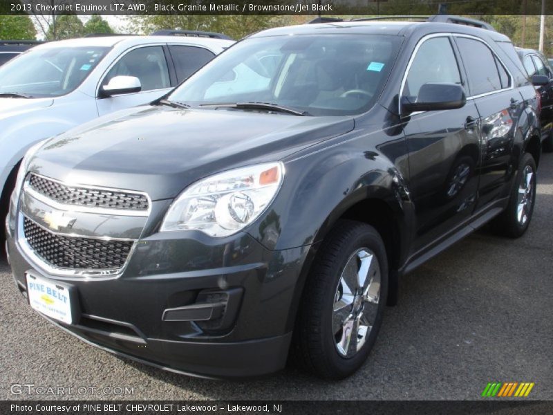 Black Granite Metallic / Brownstone/Jet Black 2013 Chevrolet Equinox LTZ AWD