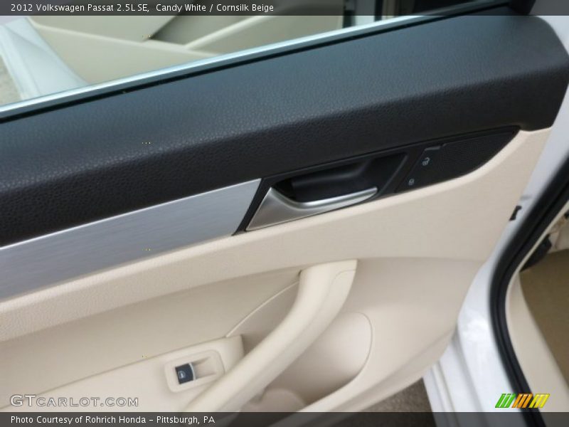 Candy White / Cornsilk Beige 2012 Volkswagen Passat 2.5L SE