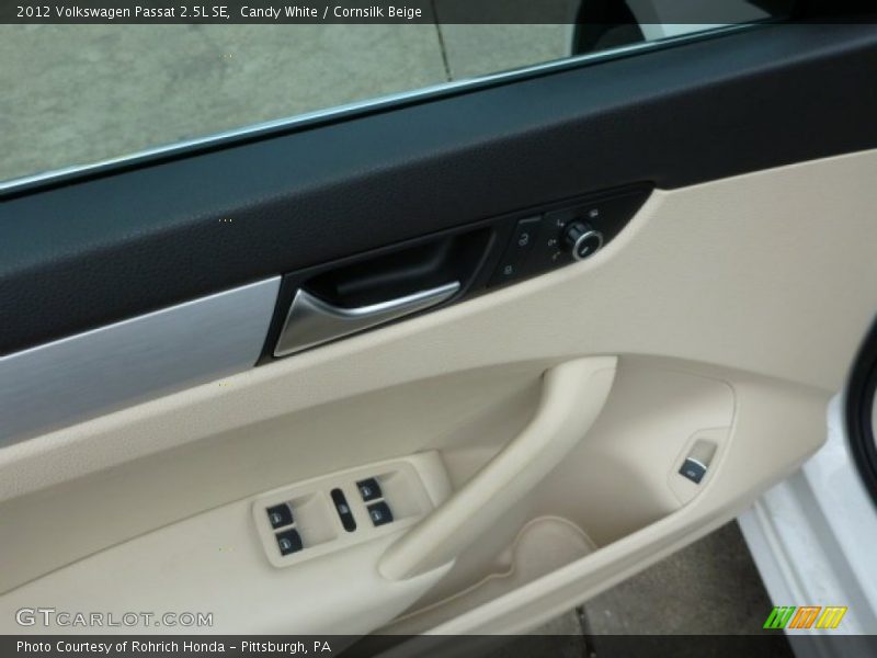 Candy White / Cornsilk Beige 2012 Volkswagen Passat 2.5L SE