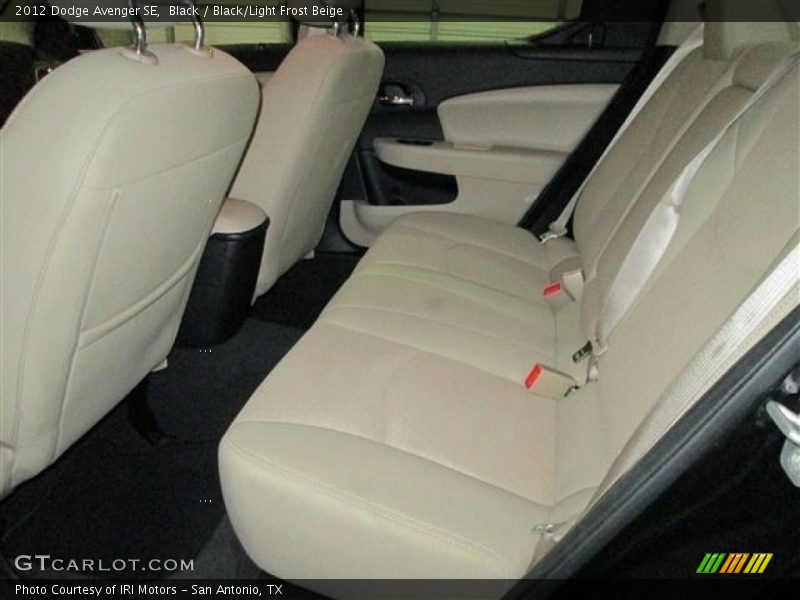 Black / Black/Light Frost Beige 2012 Dodge Avenger SE