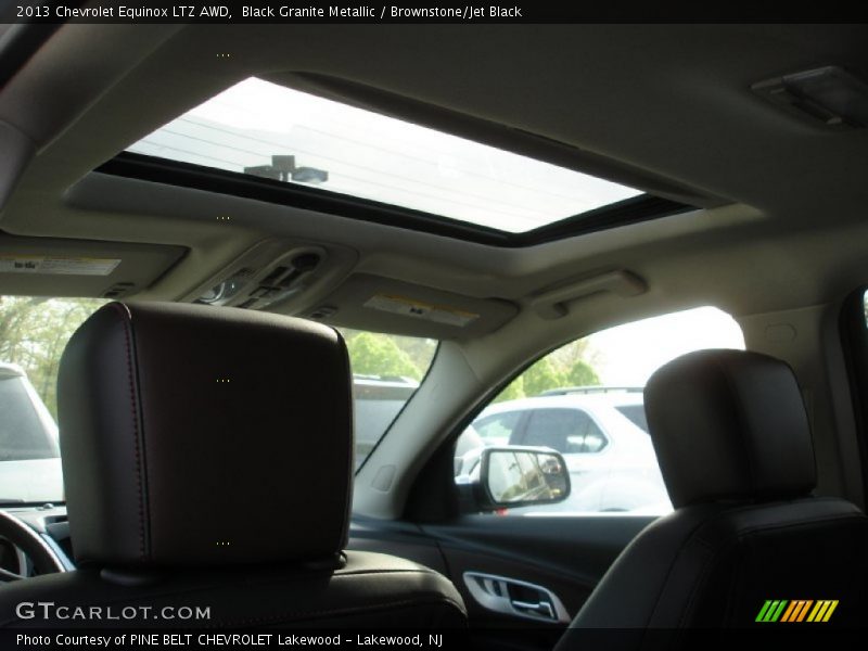 Black Granite Metallic / Brownstone/Jet Black 2013 Chevrolet Equinox LTZ AWD