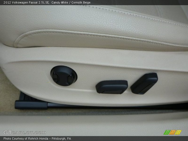Candy White / Cornsilk Beige 2012 Volkswagen Passat 2.5L SE