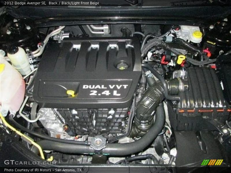 Black / Black/Light Frost Beige 2012 Dodge Avenger SE