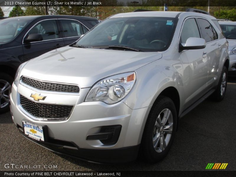 Silver Ice Metallic / Jet Black 2013 Chevrolet Equinox LT