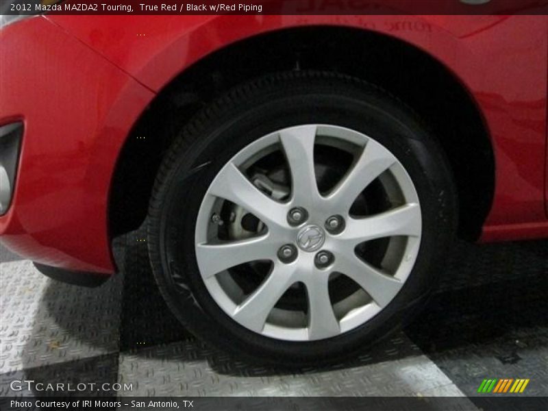 True Red / Black w/Red Piping 2012 Mazda MAZDA2 Touring