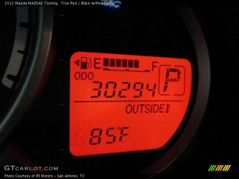 True Red / Black w/Red Piping 2012 Mazda MAZDA2 Touring