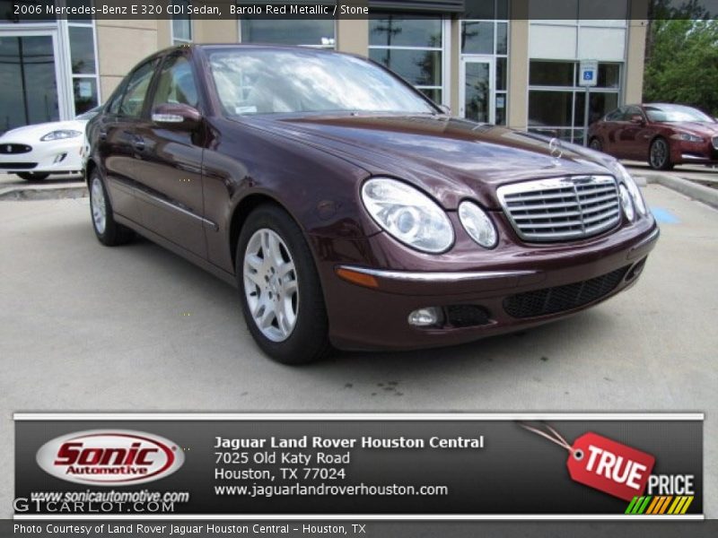 Barolo Red Metallic / Stone 2006 Mercedes-Benz E 320 CDI Sedan