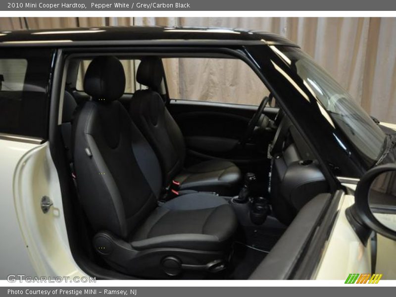 Pepper White / Grey/Carbon Black 2010 Mini Cooper Hardtop