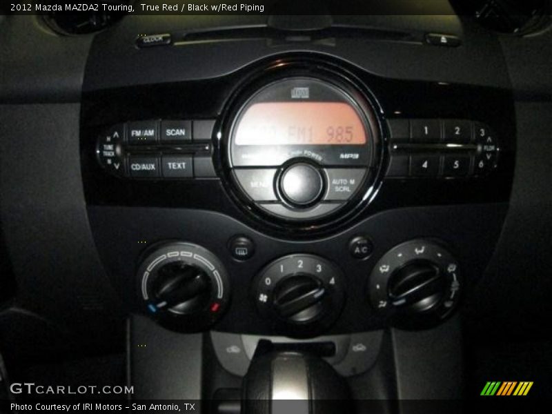 True Red / Black w/Red Piping 2012 Mazda MAZDA2 Touring