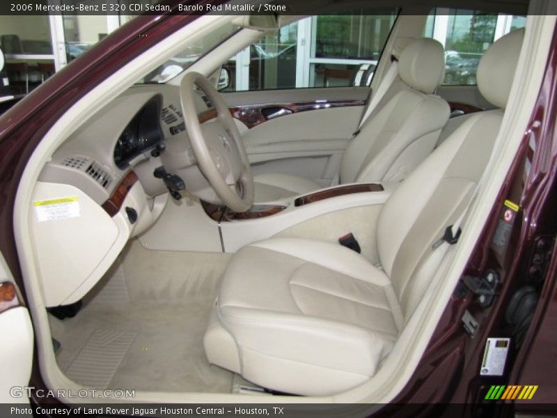  2006 E 320 CDI Sedan Stone Interior