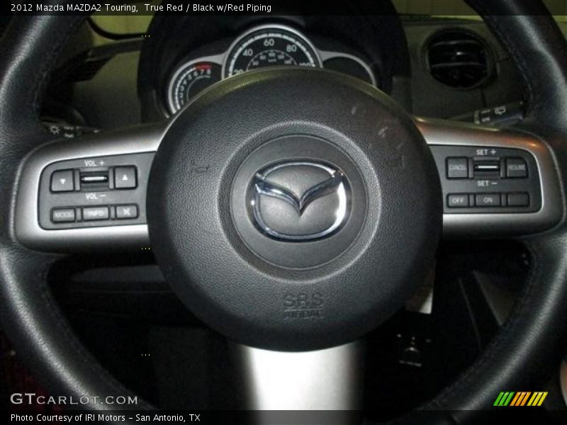 True Red / Black w/Red Piping 2012 Mazda MAZDA2 Touring