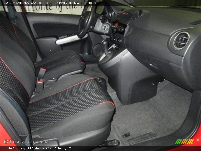 True Red / Black w/Red Piping 2012 Mazda MAZDA2 Touring
