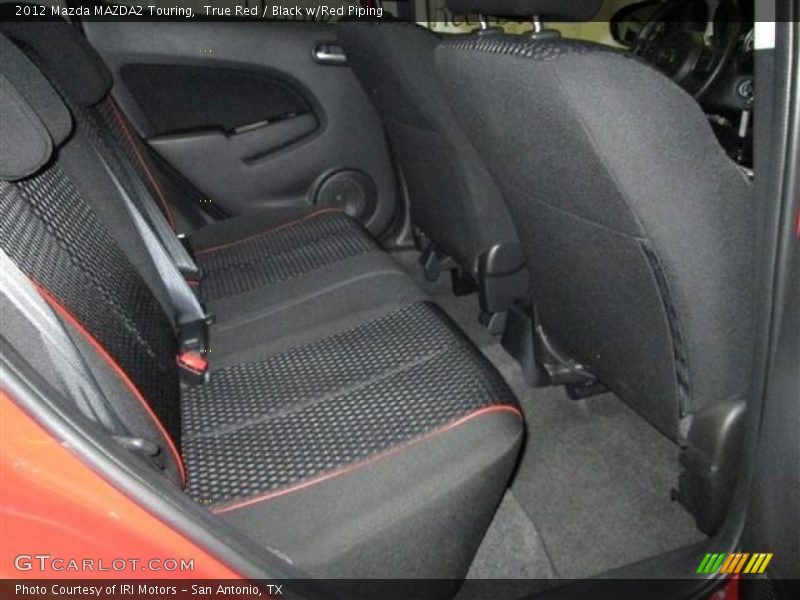 True Red / Black w/Red Piping 2012 Mazda MAZDA2 Touring