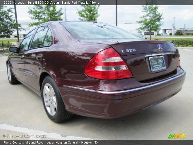 Barolo Red Metallic / Stone 2006 Mercedes-Benz E 320 CDI Sedan